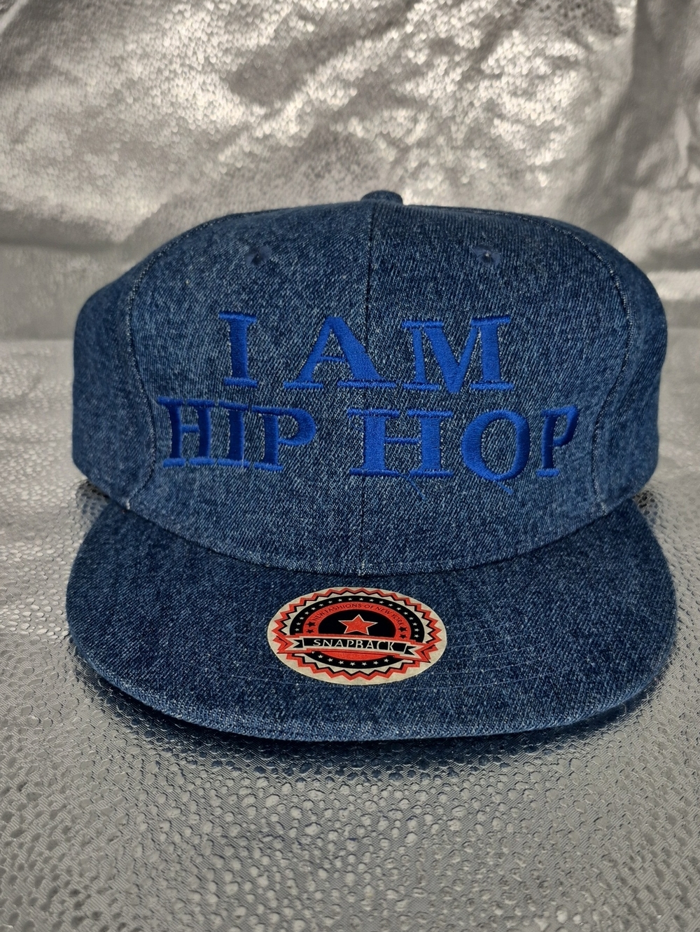 Newhattan  I AM HIP HOP Denim Snapback Hat - New